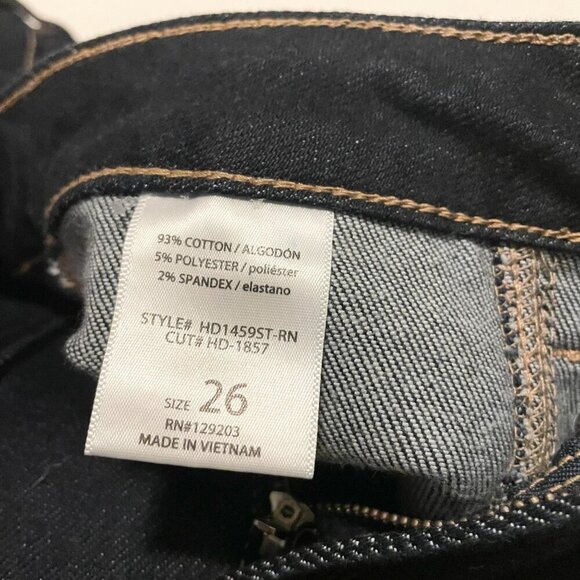 Hidden Tracey Straight Denim Jeans Womens Size 26 - Picture 9 of 16